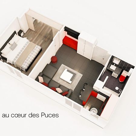 Appartamento Marche Aux Puces De Saint-Ouen Esterno foto